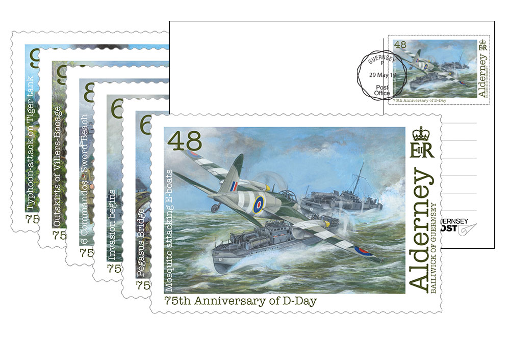 FDI D-Day Postcard set of 6